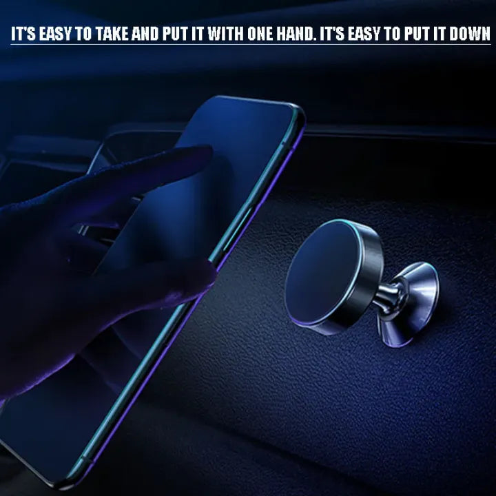 Magnetic Car Phone Holder Strong Grip and 360 Rotation