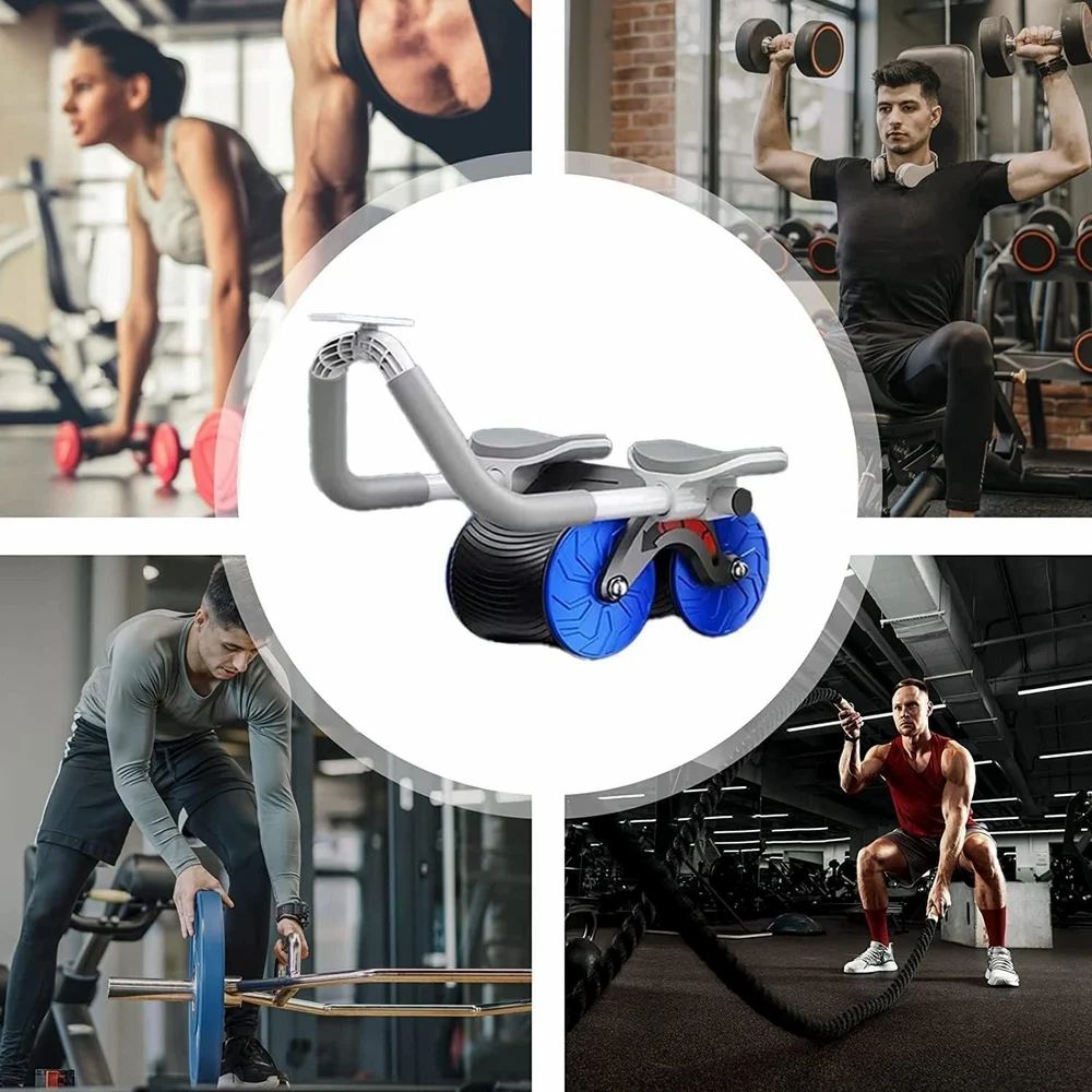 Dual-Function Abs Roller Wheel for Fat Burn & Body Toning