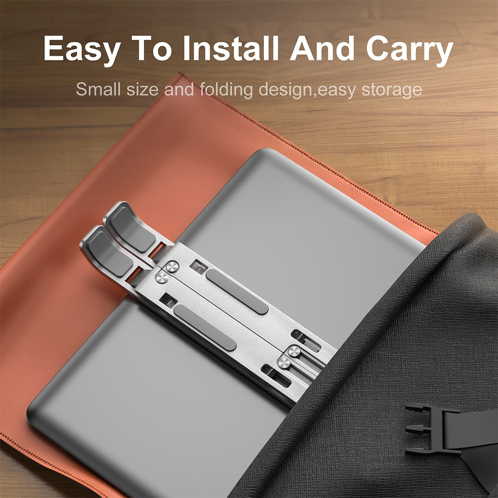 Foldable Laptop Stand – Portable Comfort for Work & Travel