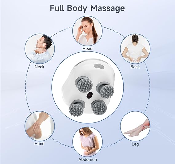 Electric Scalp Massager for Hair Growth & Stress Relief