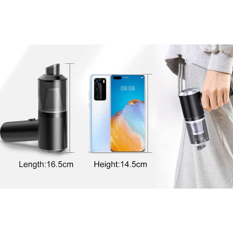 Multifunction Mini Vacuum Cleaner for Dust Air and Pump Use