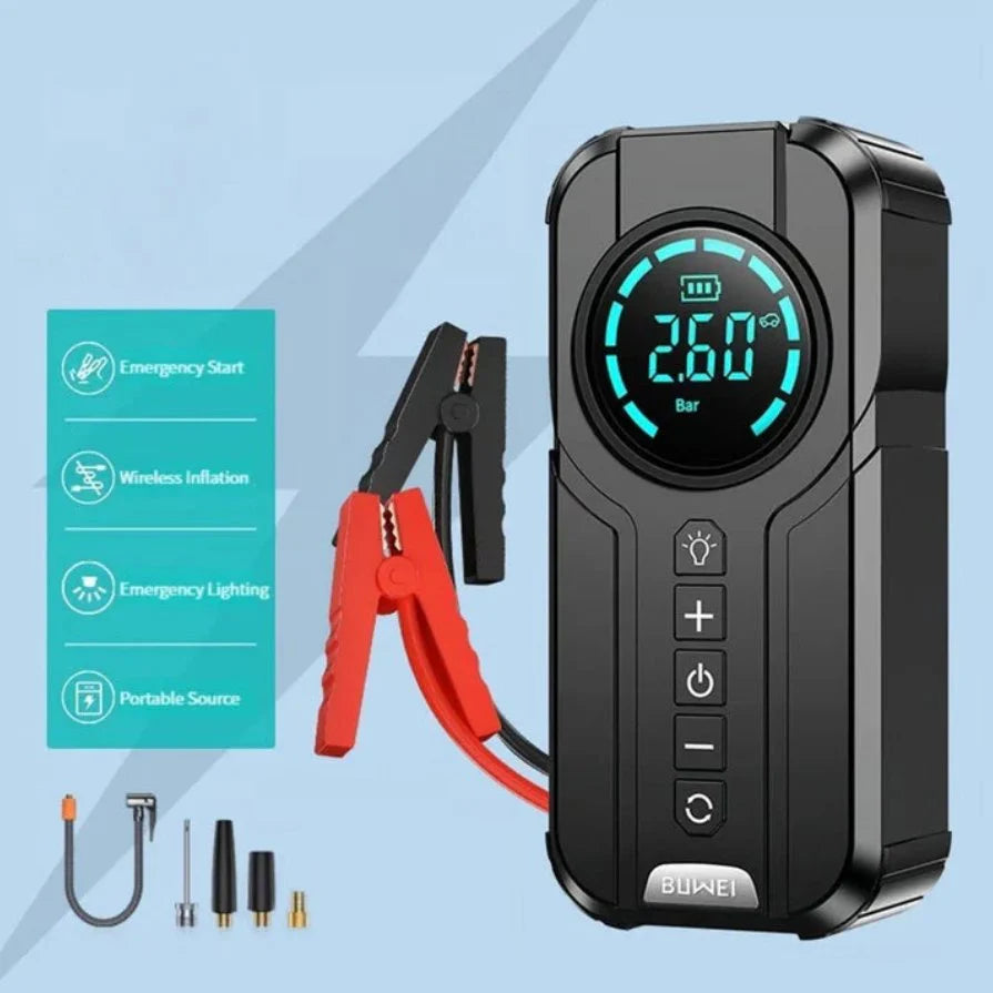 Multi-Function Car Jump Starter + Air Pump
