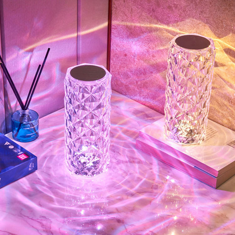 LED Crystal Table Lamp for Romantic Ambience