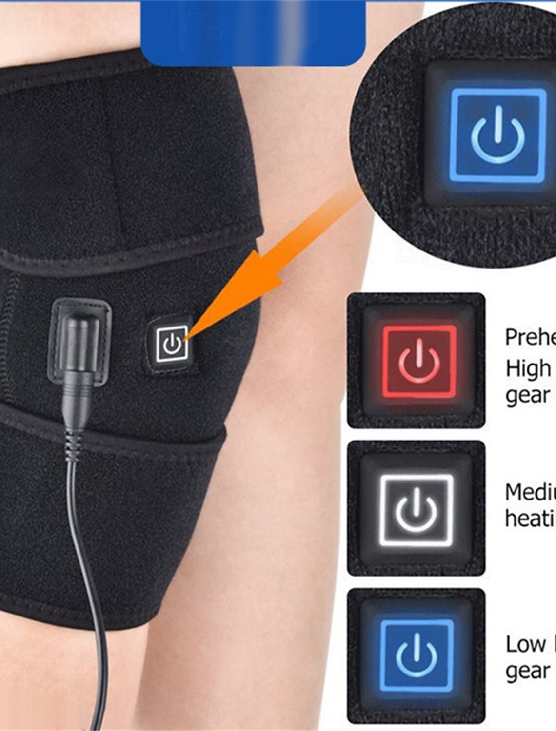Electric Heating Knee Pad for Pain Relief & Joint Comfort
