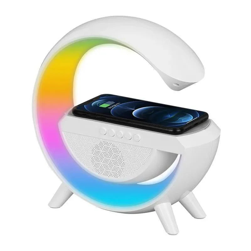 3 in 1 LED Wireless Charger Speaker Charge, Play & Glow