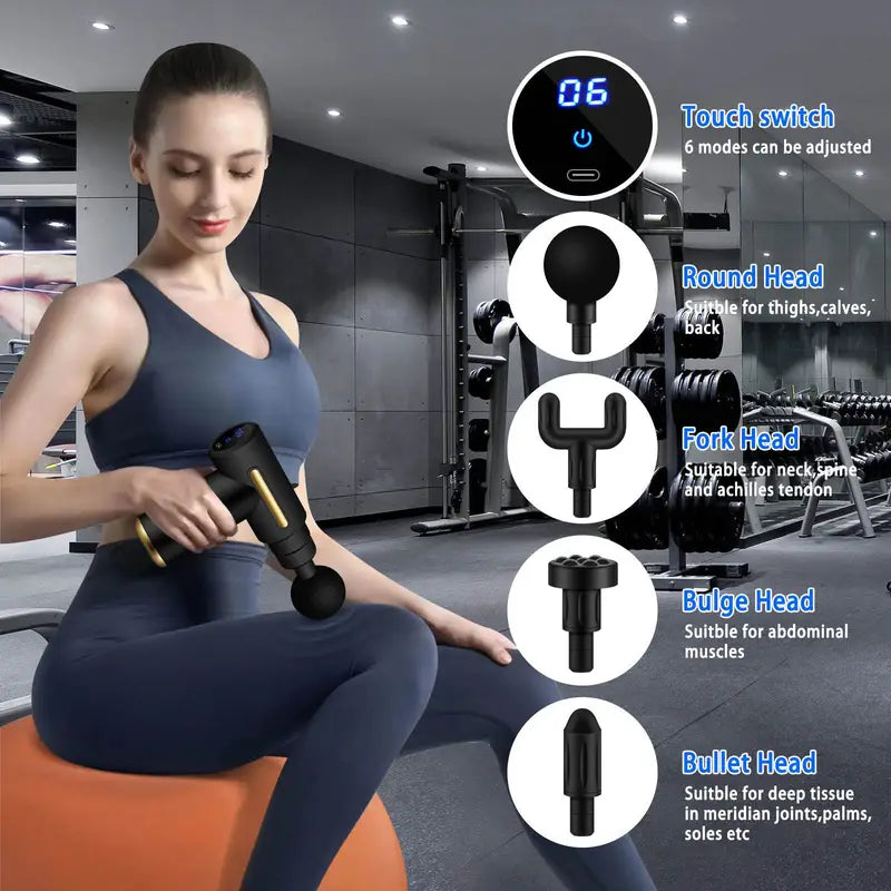 Wireless Muscle Massage Gun for Deep Relaxation & Quick Relief