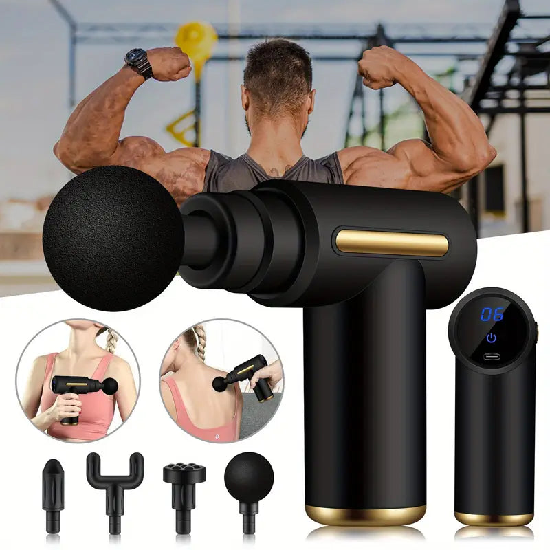 Wireless Muscle Massage Gun for Deep Relaxation & Quick Relief