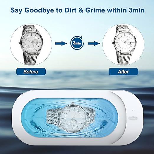 Ultrasonic Eyeglass Cleaner Deep Clean Your Glasses with Microbubble Technology