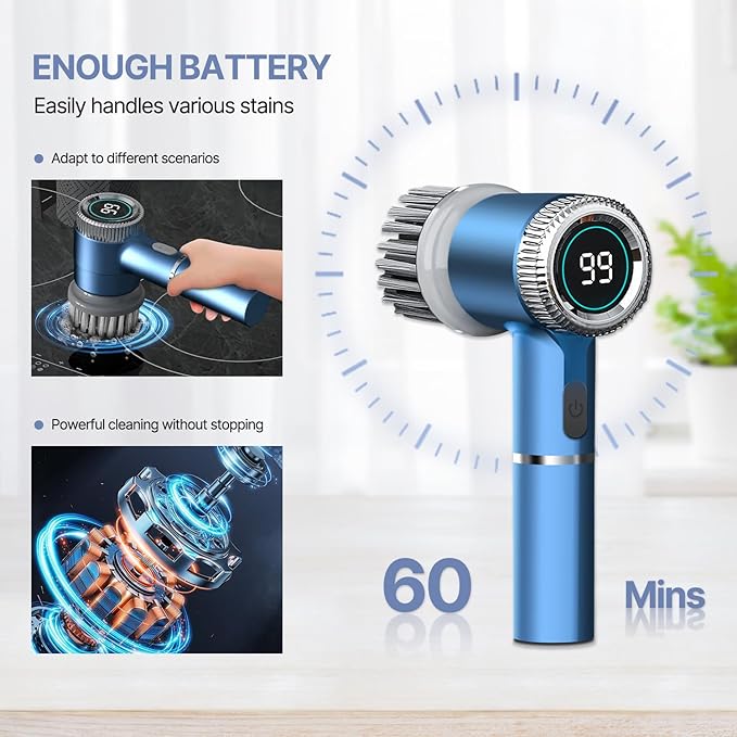 5 in 1 Electric Cleaning Brush Multi Purpose Household Tool