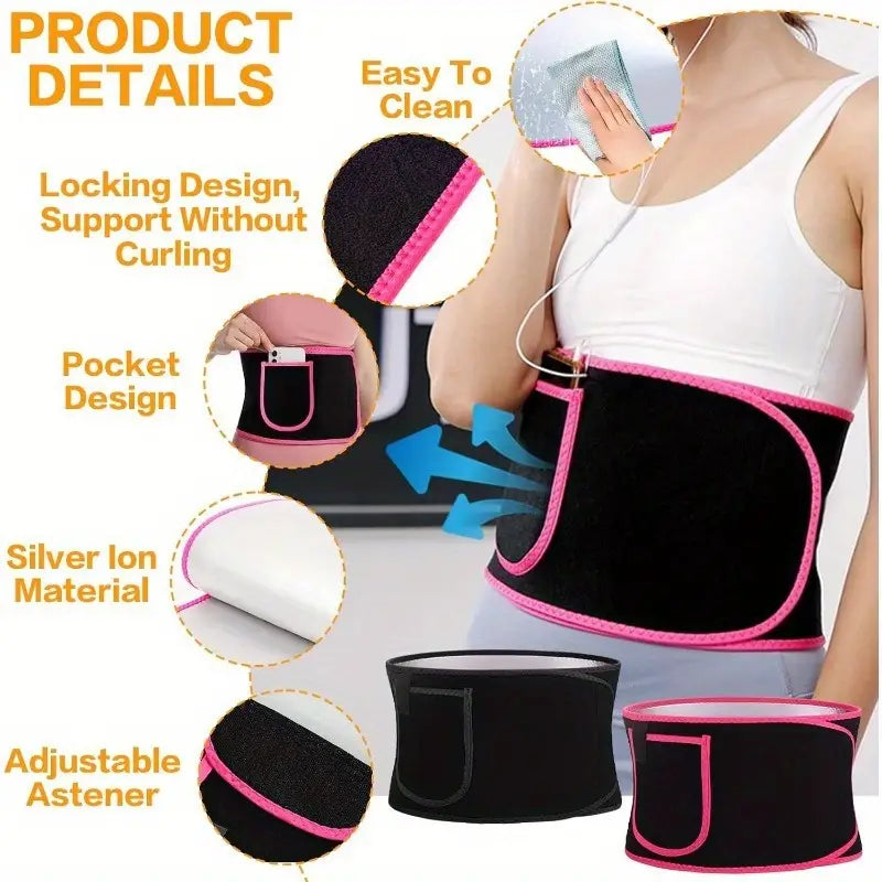 SlimFit Sweat Waist Trainer-Sweat More, Shape Faster!