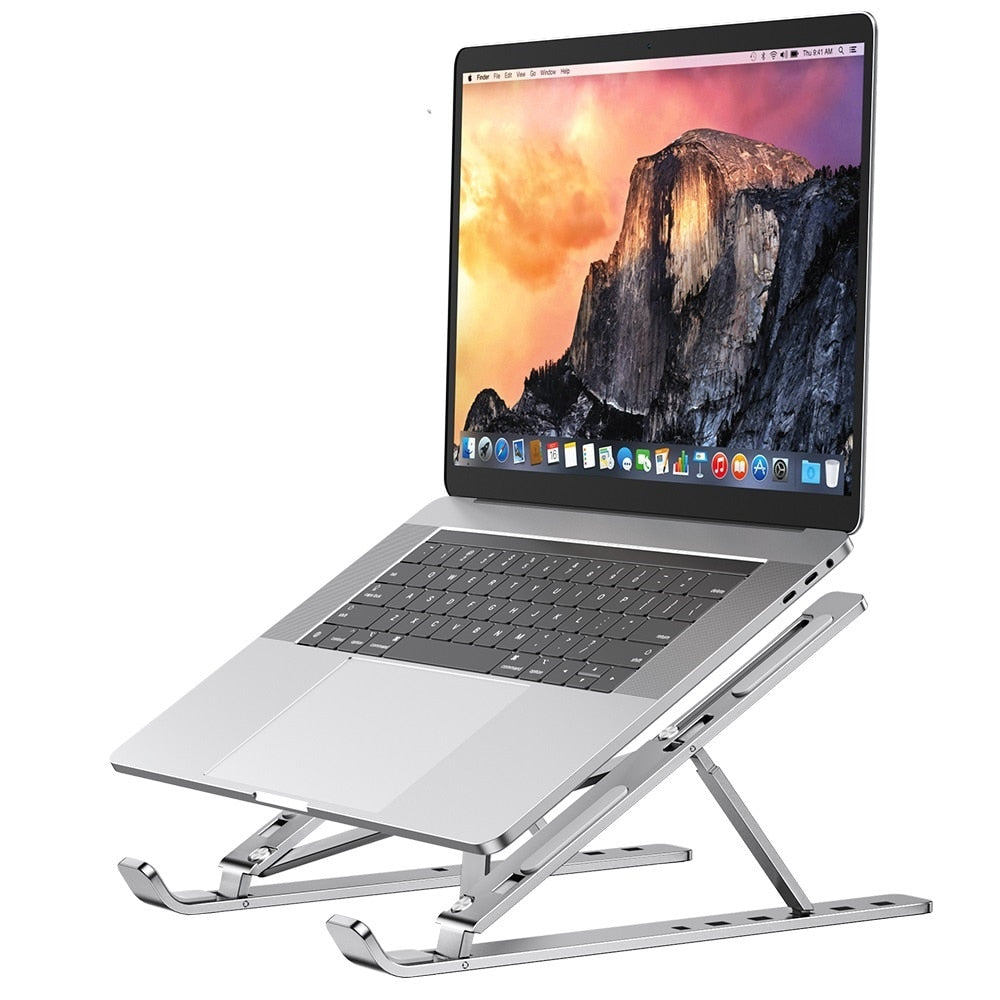 Foldable Laptop Stand – Portable Comfort for Work & Travel