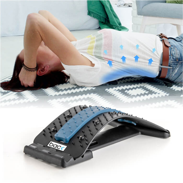 Back Pain Relief Stretcher for Posture & Lower Back Support