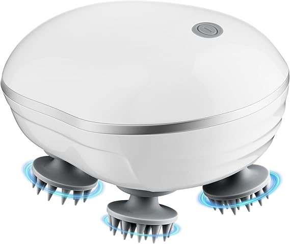 Electric Scalp Massager for Hair Growth & Stress Relief