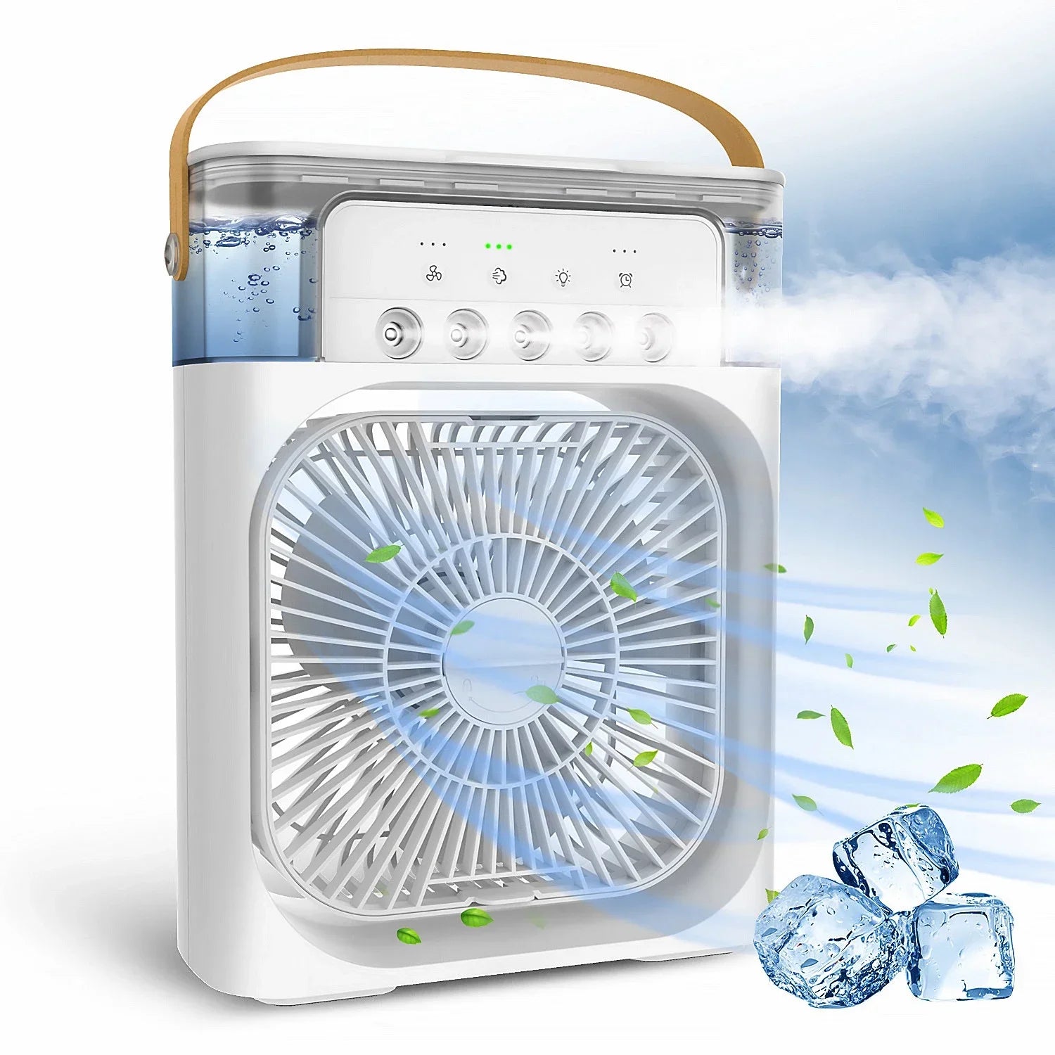 Portable 3 in 1 Mini Air Cooler for Home Office and Travel