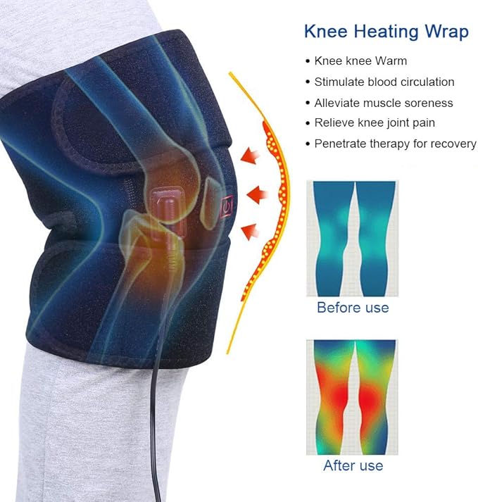 Electric Heating Knee Pad for Pain Relief & Joint Comfort