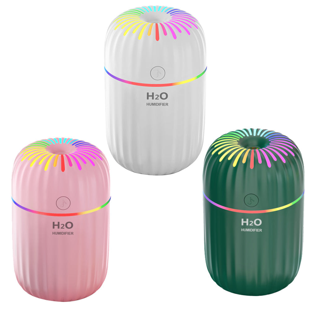 3 in 1 Air Humidifier Cool Mist LED Light Aroma
