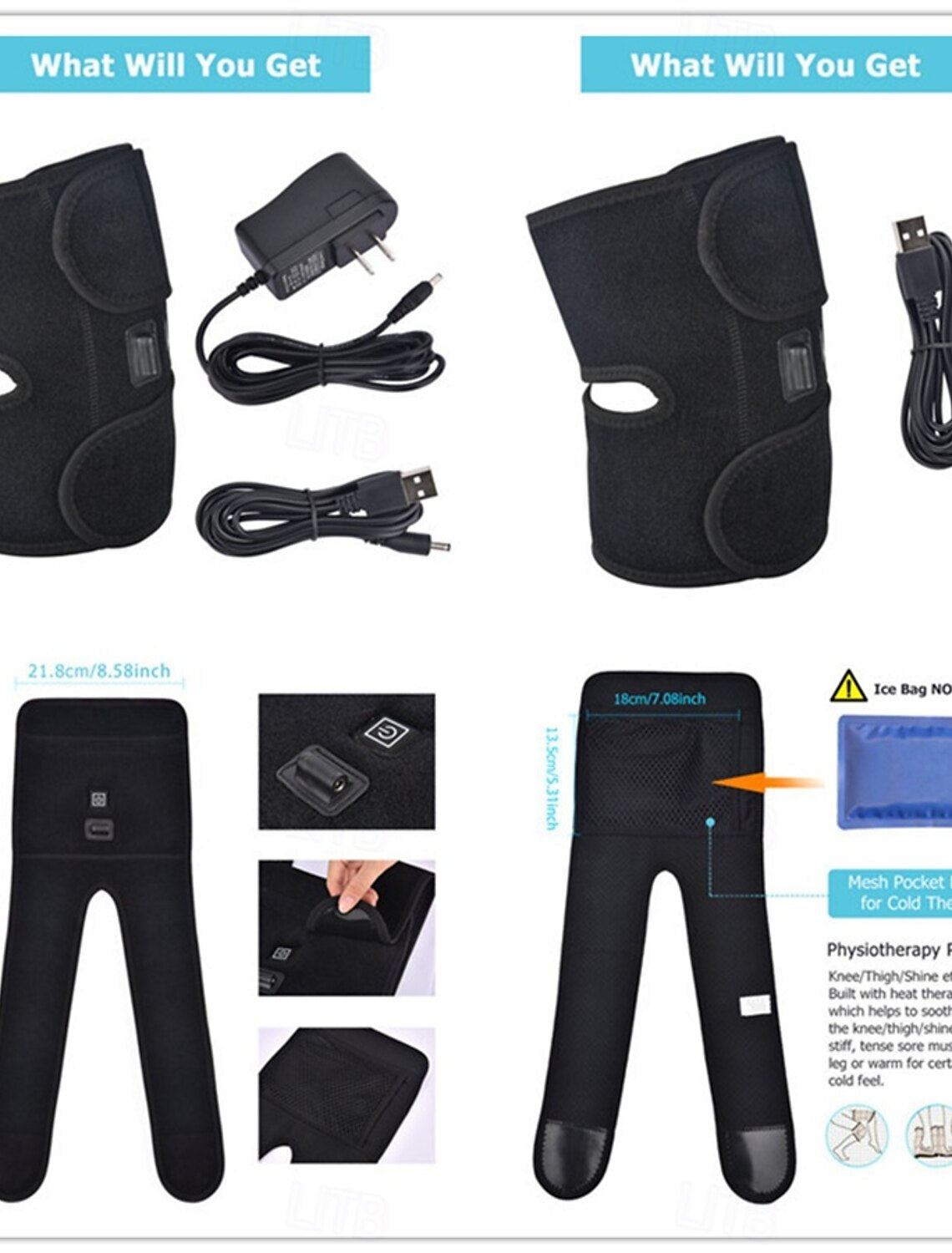 Electric Heating Knee Pad for Pain Relief & Joint Comfort